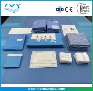 Wholesale Abdominal Surgery Disposable Surgical Laparoscopy Drape Pack With Lap Drape from china suppliers