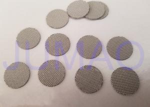 Wholesale SS 316 Wire Mesh Filter Disc , Sintered Metal Disc Good Dirt Holding Capacity from china suppliers