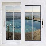 Single Hung 2.5mm Double Glazed Aluminium Sash Windows AS2208 Certificate
