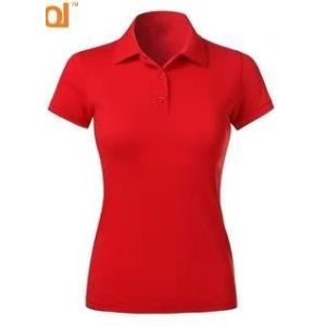 cotton Polo t shirts short sleeve ladies