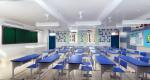 School Classroom RAL Circle Shape Cement Wood Wool Acoustic Wall Panels