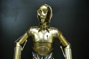 Wholesale Gold C3PO Robot Star Wars Characters Toys His Eyes Can Give Out Light from china suppliers