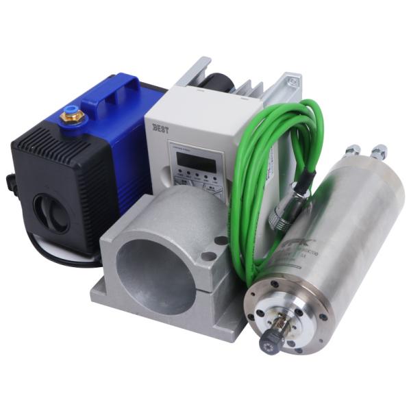 ER11 Collet YFK 1.5kw Water Cooled Spindle Motor Kit 24000rpm 80mm for CNC