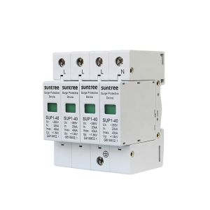 White Lightning Arrester 2Pole AC Surge Protector