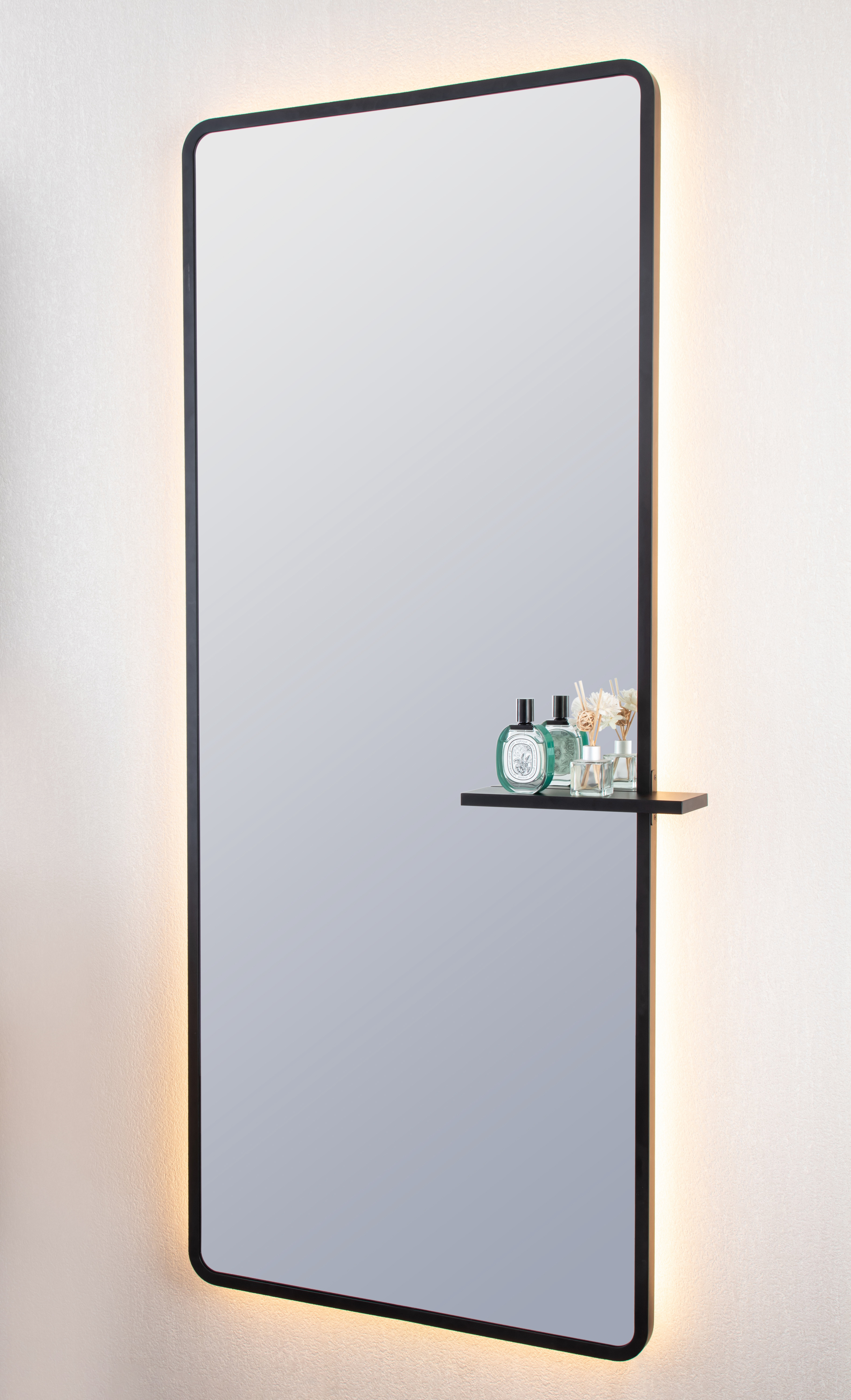 Touch Sensor Led Full Length Mirror Easy Maintenance Bedroom Vanity With Lights
