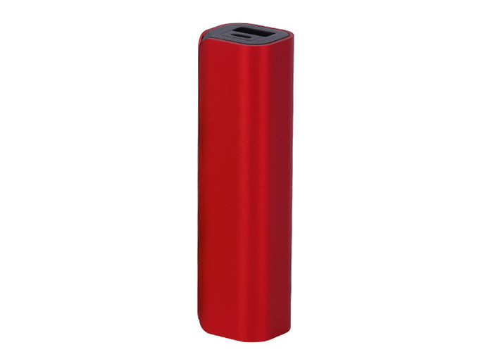 2600 Milliampere Slim Metal Power Bank With Over Load Temperature Protections