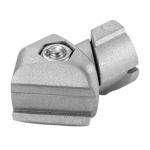 Aluminum Tubing Connector Lean Pipe Joint Fastener Kit 45 Degree Double Tube