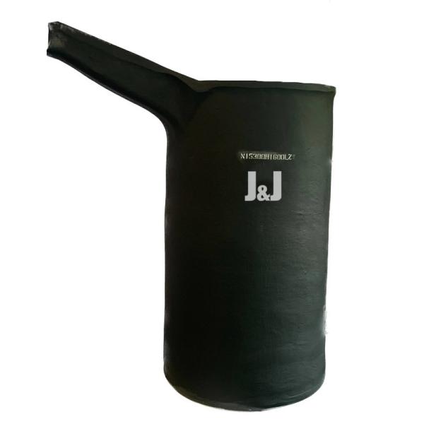 Wholesale Silicon Carbide Graphite Crucible With Pouring Nozzle Cylindrical Shape from china suppliers