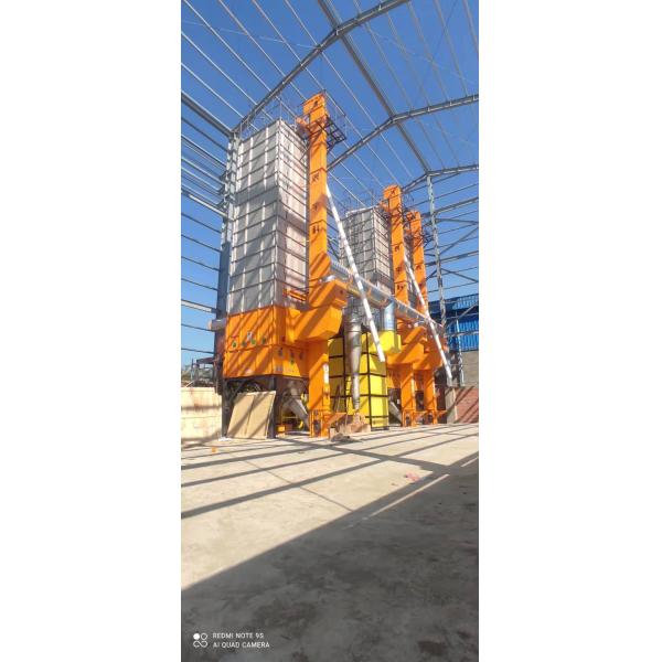 SS No Auger Type Maize Dryer Machine With Husk Burner 15T/Batch