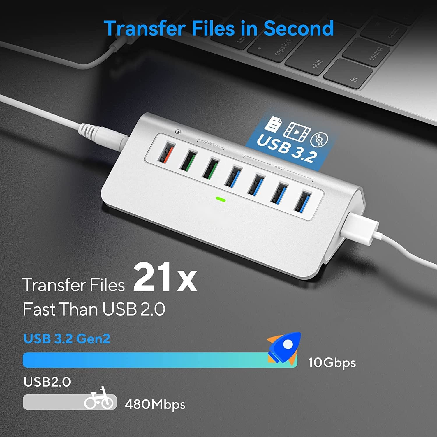 Multi Displayport Usb C Hub 30W For Laptop PC Desktop Macbook
