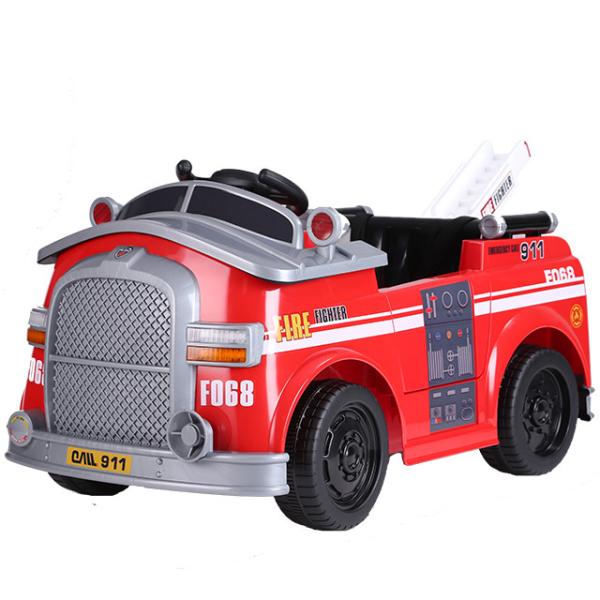 2022 Hot Ride On Car 6V 12V Electric Fire Track Car Toy for Children's Fun