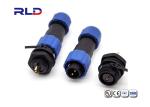 Industrial Waterproof Plug Connector Threaded Plastic Female SP1310 SP13 IP68