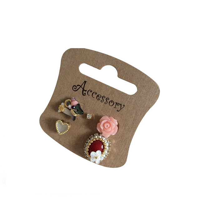 Thick Paper Custom Jewelry Display Cards Paper Card Printing For Jewelry Display Package