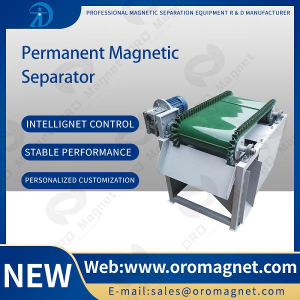 Belt Conveyor Magnetic Separator Machine 150x1200mm Magnetic Roller Specificatio