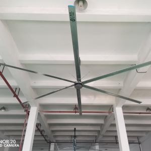 Wholesale Aluminum Alloy Blade Industrial Ceiling Fan 24ft 1.5kw Big Ceiling HVLS Fans from china suppliers