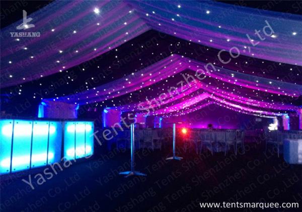 High Strength Aluminum Alloy Frame Clear Cover Luxury Wedding Tents Marquees Waterproof