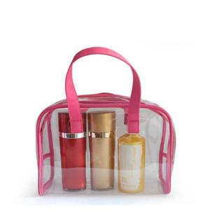 Wholesale 20*16*6 cm Custom Cosmetic Bags , Portable PVC Hanging Transparent Makeup Bag from china suppliers