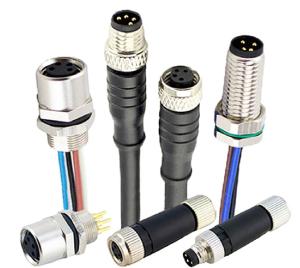 Wholesale M12 circulr PCB flange 4 hole Panel mount Coxial cable IP67 waterproof connector from china suppliers