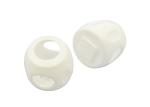 Child Safety Door Knob Protector Cover White Color Round Shape Plastic Material