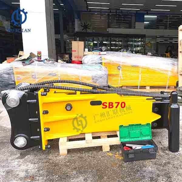 SB70 Silence Excavator Attachment Hydraulic Breaker Hammer For 18-21tons