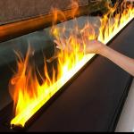 Modern Fireplace Steel Material Water Vapor Electric Steam Fireplace With Remote
