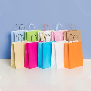 Wholesale Square Bottom Clothes Paper Bag With 3- 6kg Load from china suppliers