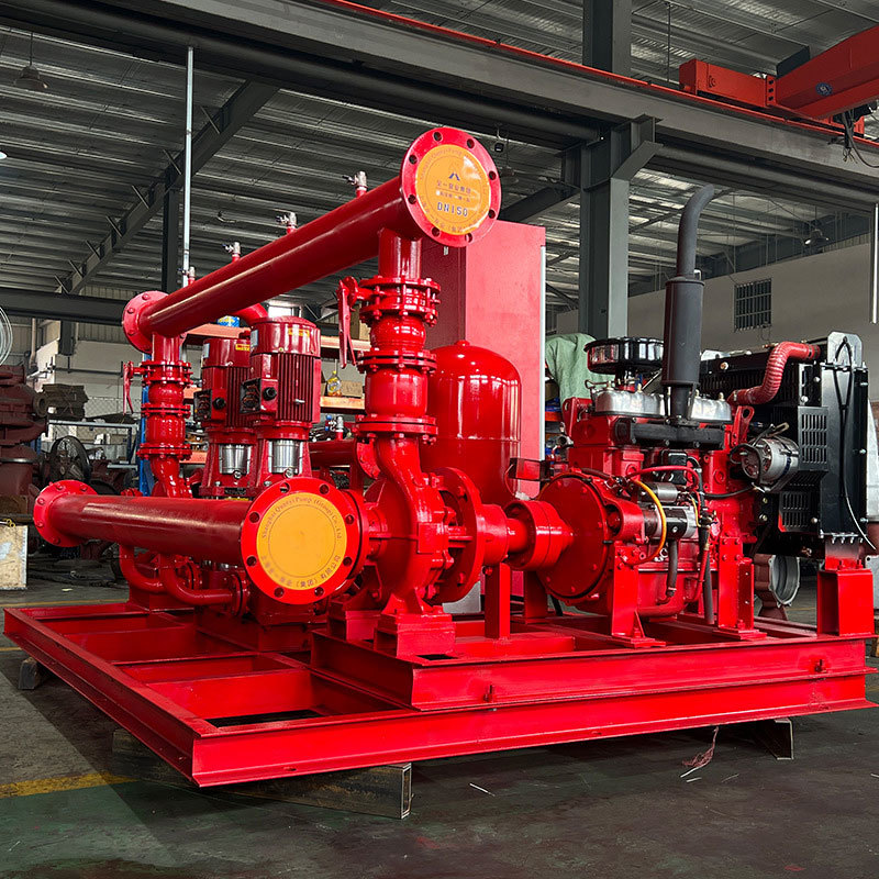 Cast Iron Diesel Fire Pump with Automatic Switching and High Efficiency for Industrial Use