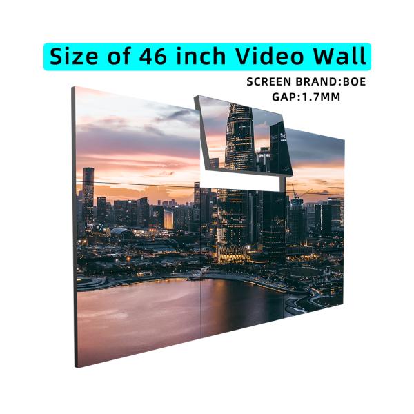 46 Inch BOE SCREEN BRAND 1.7mm Gap Multi Screen Video Wall Photo Self-Service