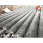 Extruded Fin Tube With Base Tube ASME SA249 TP304 Aluminum Fin Applied For Heat