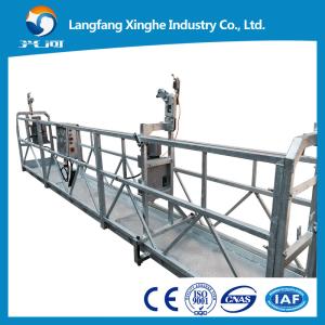 Wholesale Anti-tilting safety lock suspended platform , zlp series gondola , electric rope cradle , hanging scaffolding from china suppliers