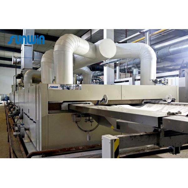 8 Chamber Single Padder Automatic Weft Straightener Machine Stenter Finishing Process