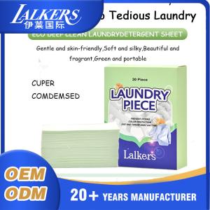 Wholesale Customise Laundry Detergent Sheets Dissolve Easily Clothes Soap Sheets from china suppliers