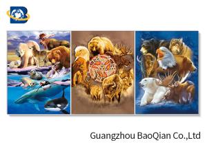 Wholesale 3d Flipped Stereograph Printing Of Wild Animal / Birds For Home Decoration from china suppliers