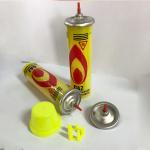 40mm Valve Included Butane Gas Lighter Refill For Outdoor Cooking