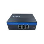 FCC Standards Din Rail Industrial Unmanaged POE Switch Comply With IEEE802.3Af
