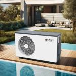 Super Silent Inverter R32 Swimming Pool Heat Pump Auto defrosting Titanium Heat