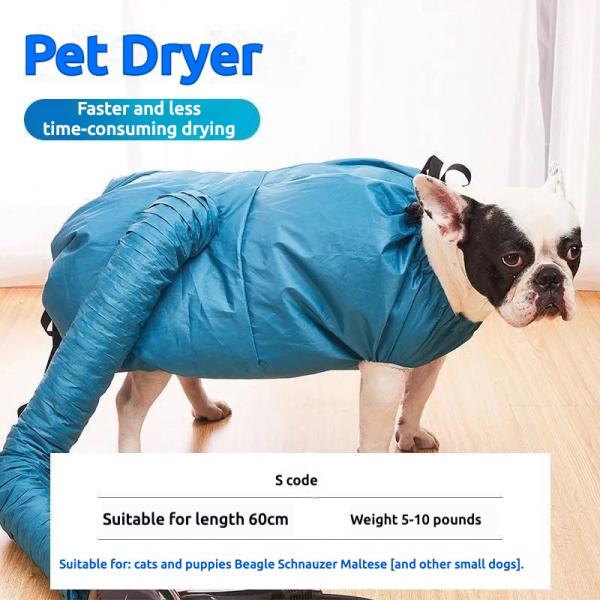 Pet drying bag blow Quick Drying Dog Drying Robe Hair Blowing Tool Quick