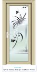 Bathroom aluminum alloy swing door, a variety of patterns to choose from and