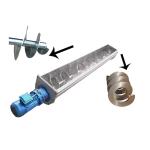 Flexible Screw Auger Conveyor Flake Ice Conveying System For Chemical Industry