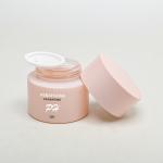 Cosmetic Glass Cream Jar Container Pink Custom Deep Mouth Face Cream Jars 30g