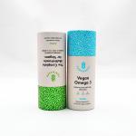 Eco Friendly Food Grade Cardboard Tube Box For Supplement Capsules Packaging