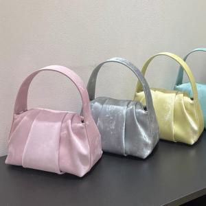 Wholesale Custom Satin Cowhide Genuine Leather Shoulder Crossbody Bags for Women's Clouds Folds from china suppliers