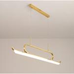 LED New Chinese sailboat type Copper color Copper +acrylic Modern Pendant Light