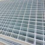 Anti Slide Galvanized Steel Serrated Bar Grate Light Weight For Stair Tread