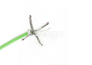Wholesale AWG 24 23 FFTP Cat 7 Lan Cable 4 Pairs Bare Copper Conductor PVC Jacket from china suppliers
