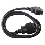 Practical 16 Pin OBD II Cable Extender , Length 100CM Universal OBD2 Cable