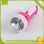 SD-5120 Small Size Pink Rechargeable LED Flashlgith Torch