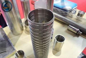 Wholesale Id40mm Stainless Steel Profile Wet Dry Separator Od48mm Vee Wire Screen Filter from china suppliers