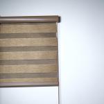 100% Polyester Roller Curtain Zebra Blinds For Living Room