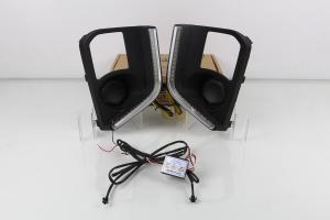 Wholesale Pair 12V LED Daytime Running Light DRL Yellow Turn For Mitsubishi Triton L200 2019 from china suppliers